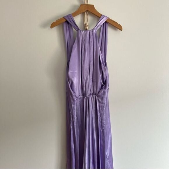 New Sabina Musayev Natti Midi Maxi Formal Bridesmaid Dress Lilac Open Back Mauve - Picture 8 of 14